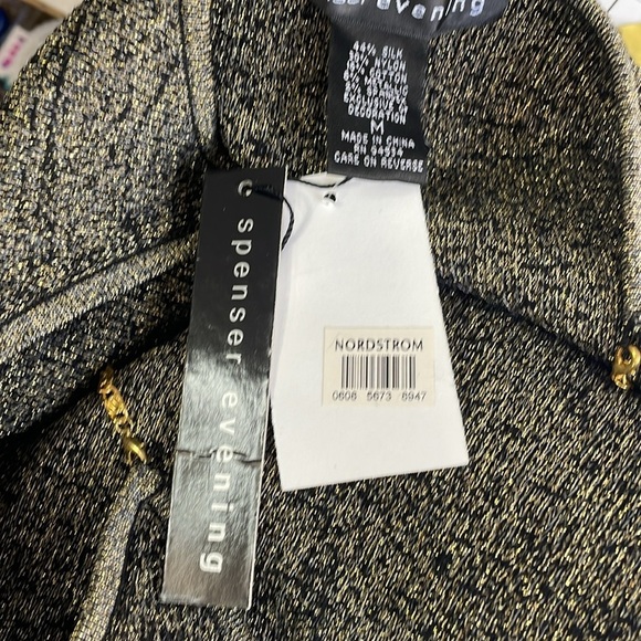 Spenser Evening Black & Gold Stretch Sweater Cami - Picture 6 of 6